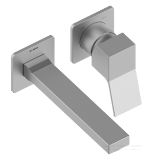Встраиваемый смеситель для раковины Bossini Aki Z00731.094 брашированный никель